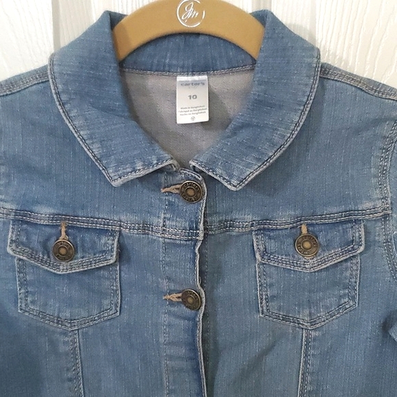 Carter's Denim Button Front Jacket Girls Size 10 - Picture 5 of 8